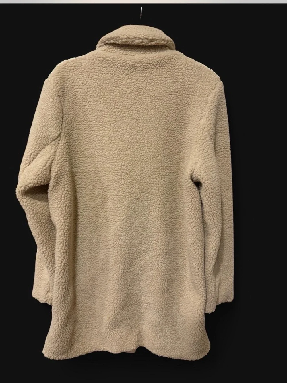 Urban Heritage Teddy Fleece Coat - Beige Womens Jacket